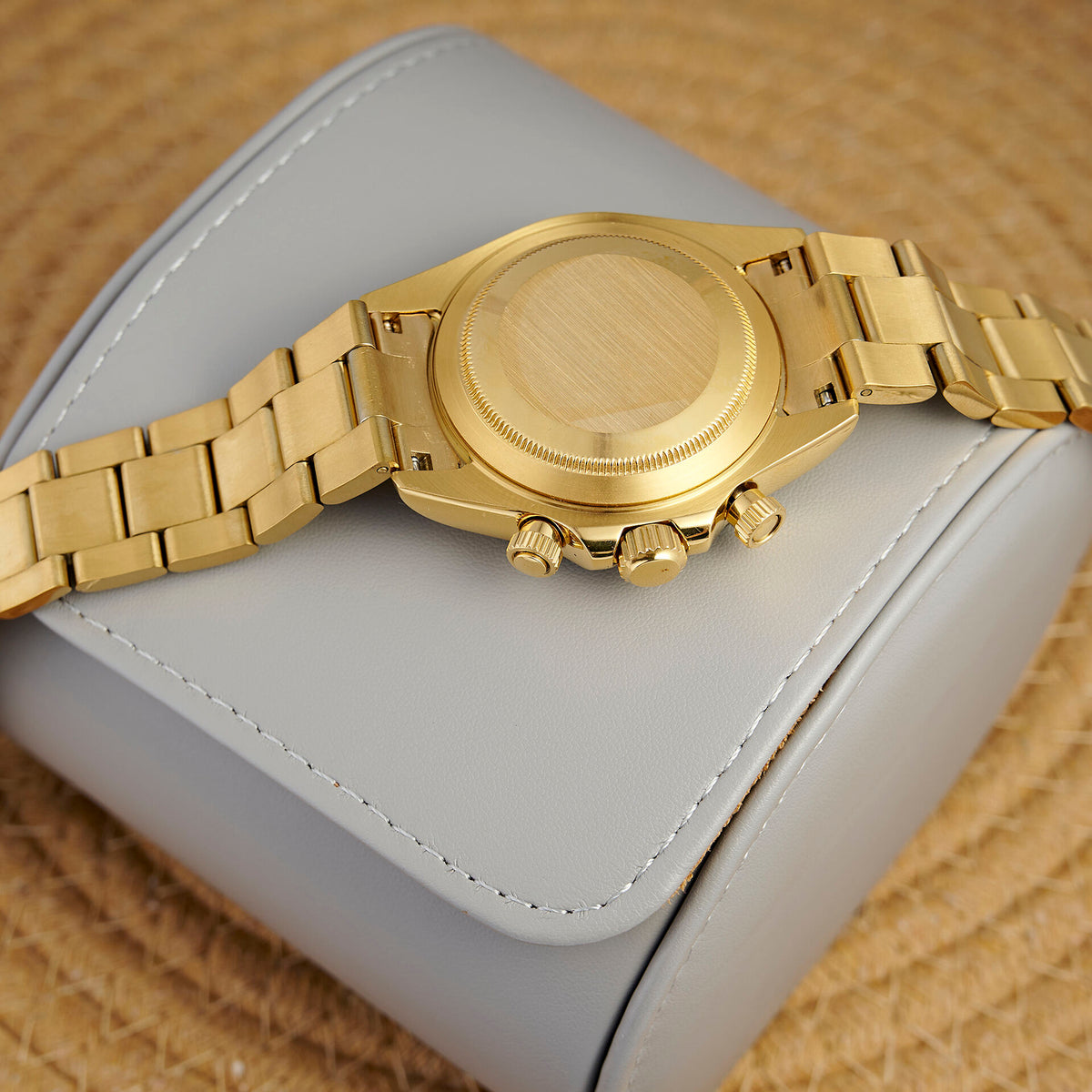 Daytona Obsidian Arabic Chronograph - Yellow Gold - photo 6