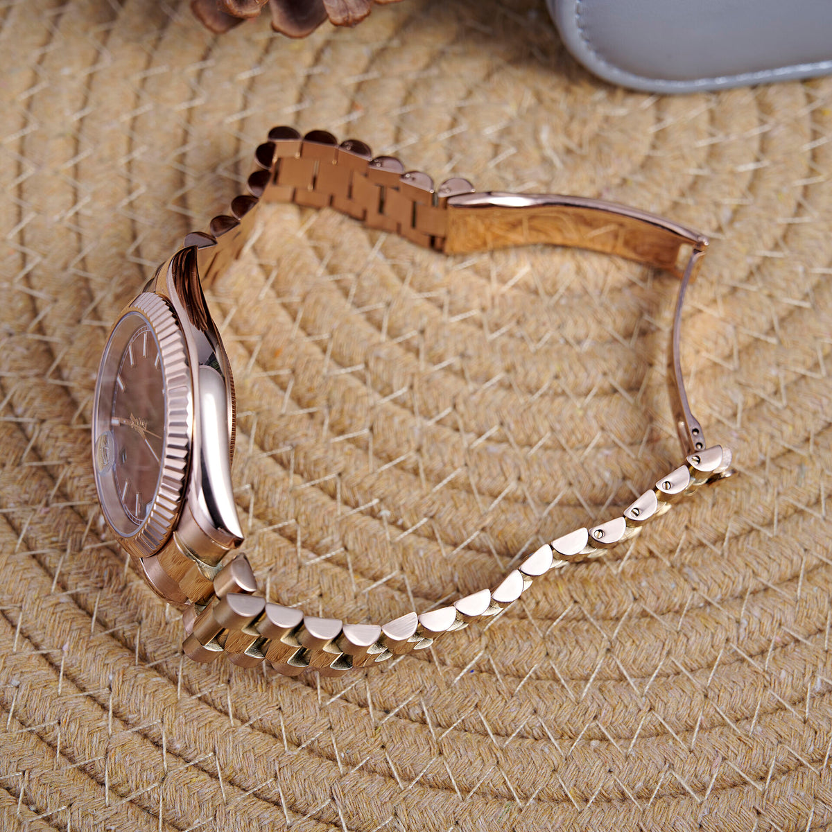 Day-Date Brown Rose Gold Oyster - photo 6