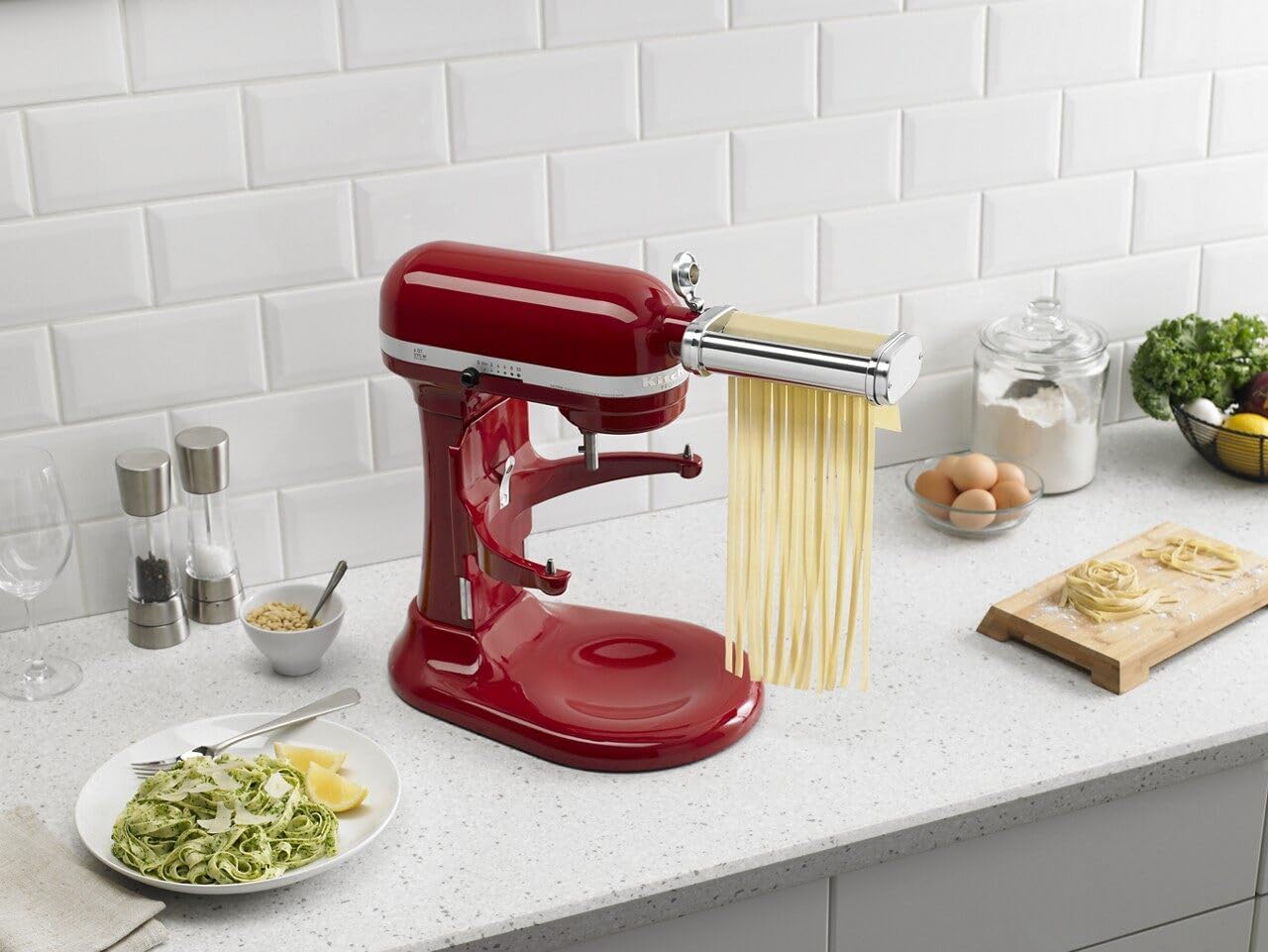 KitchenAid Pasta Roller & Cutter Set - KSMPRA Attachment for Stand Mixers