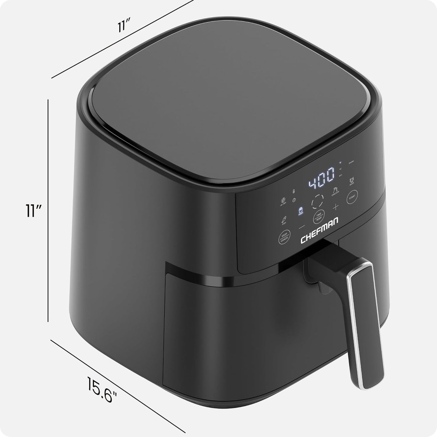 Chefman Compact Air Fryer - 6 Quart Hi-Fry & Touch Controls for Quick Meals