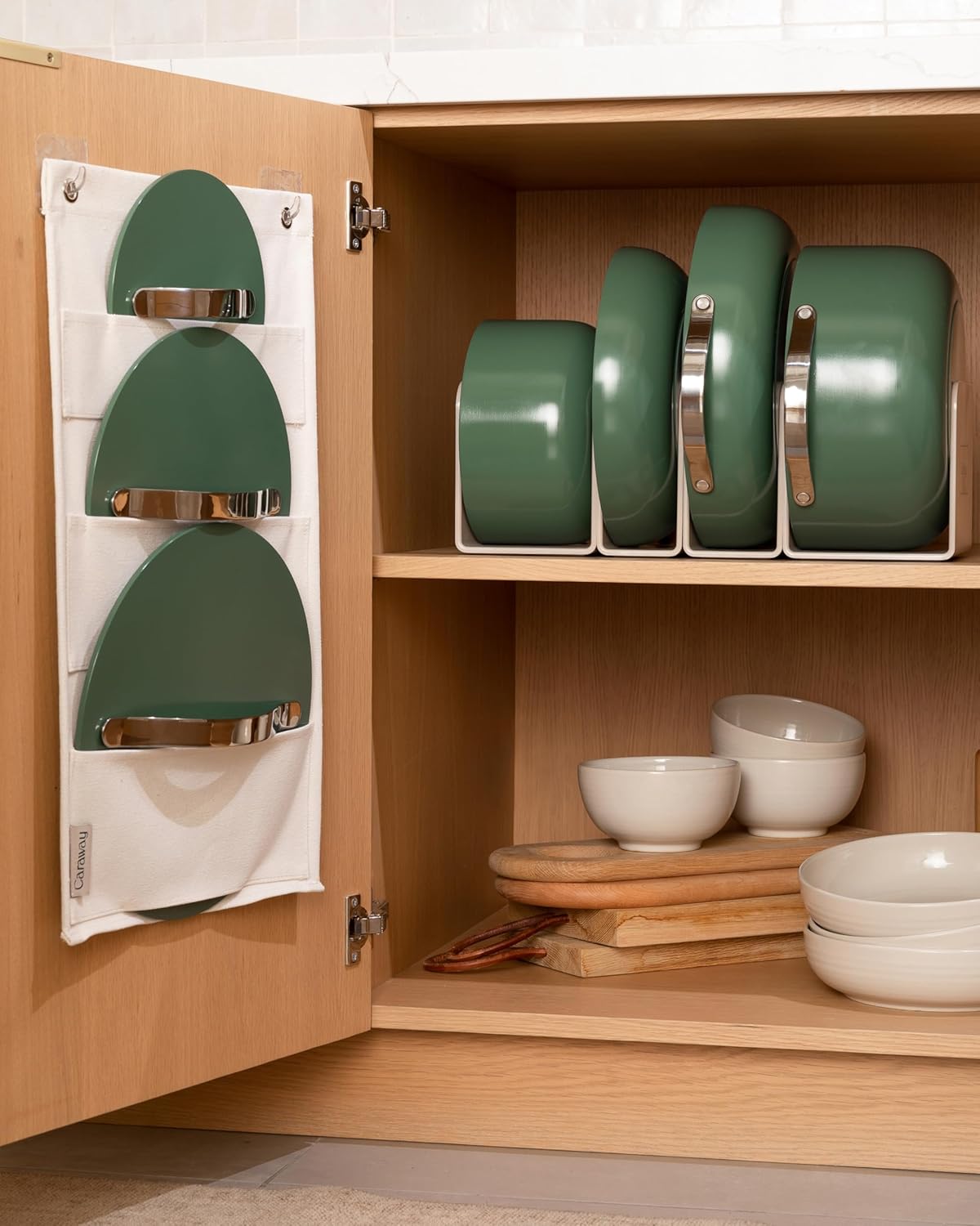 Caraway 12-Piece Non-Stick Ceramic Cookware Set - PFAS Free & Oven Safe