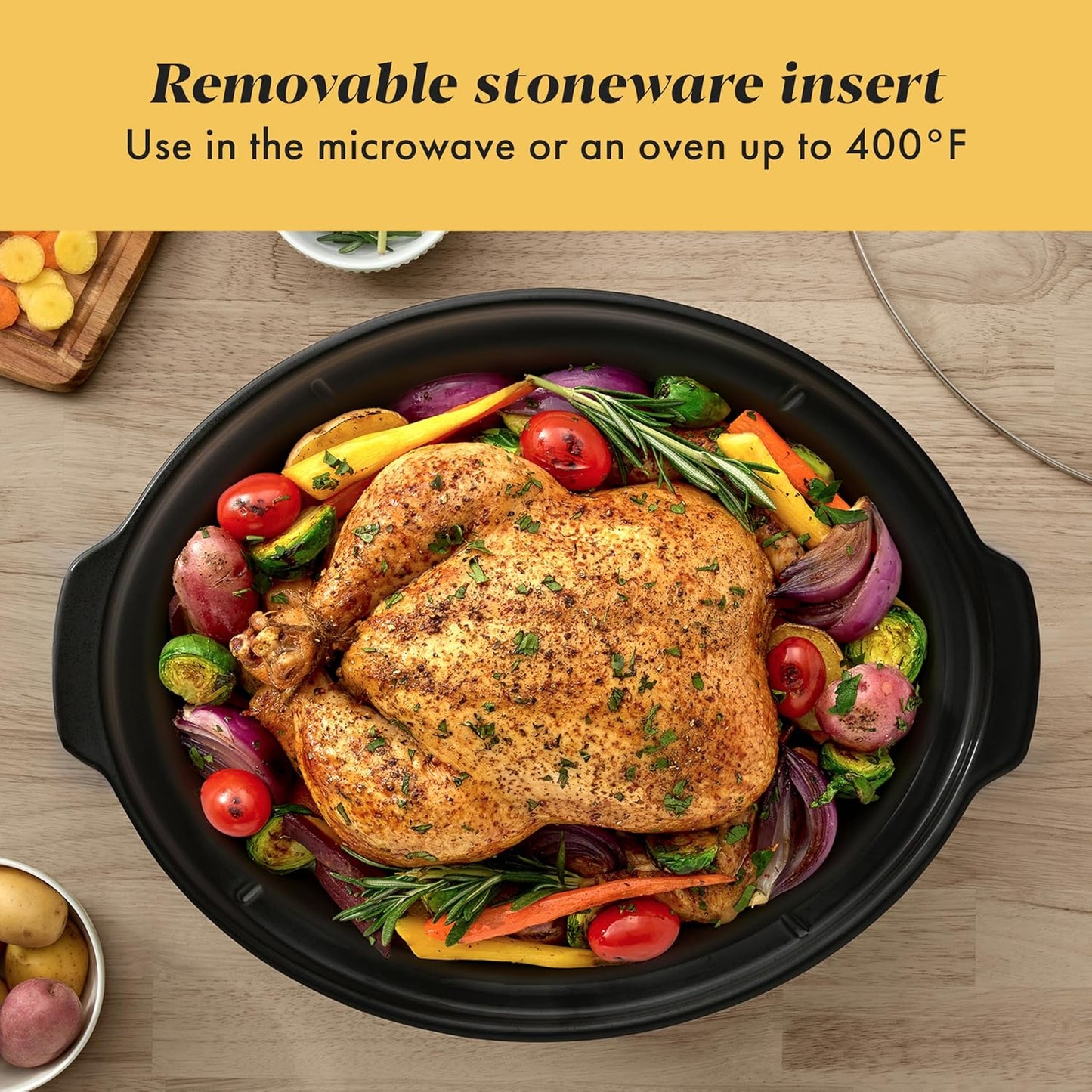 Crock-Pot 7-Quart Manual Slow Cooker - Family Size for 8+ People