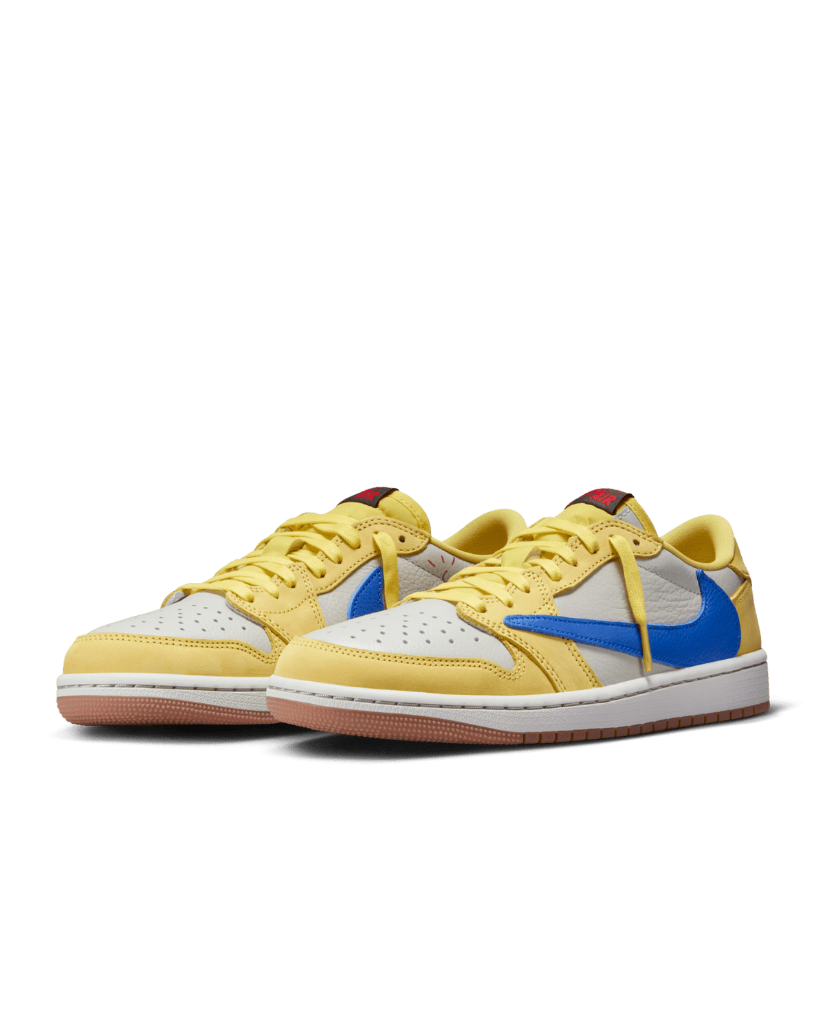 Travis Scott x Air Jordan 1 Low OG - Canary / Racer Blue - view 6