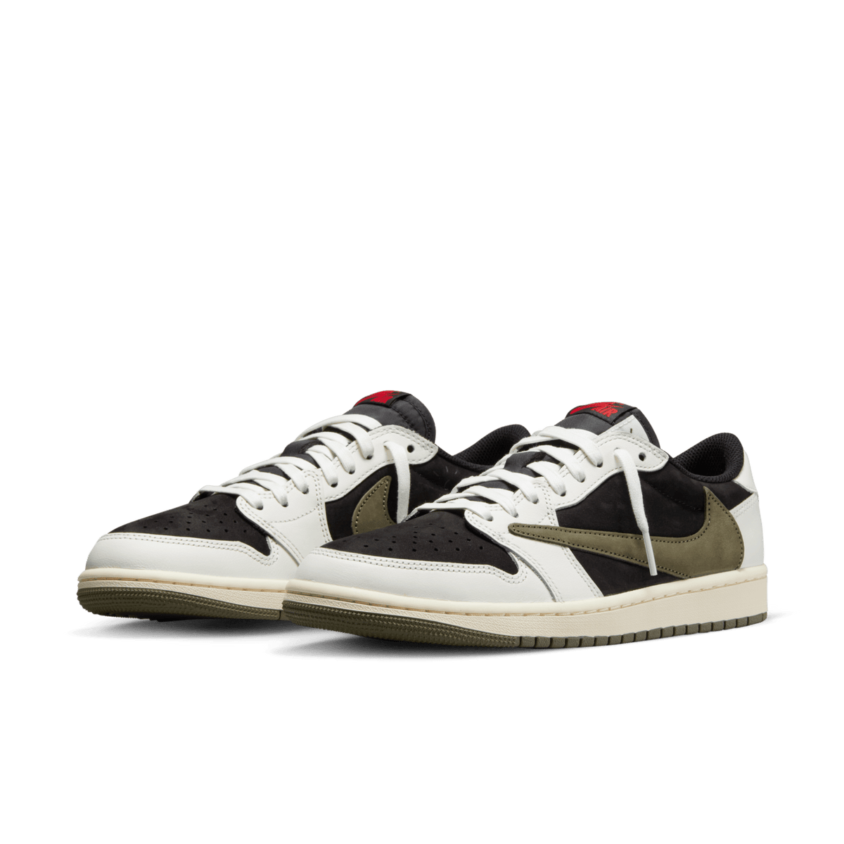 Travis Scott x Air Jordan 1 Low OG - Olive / Black / Sail - view 6