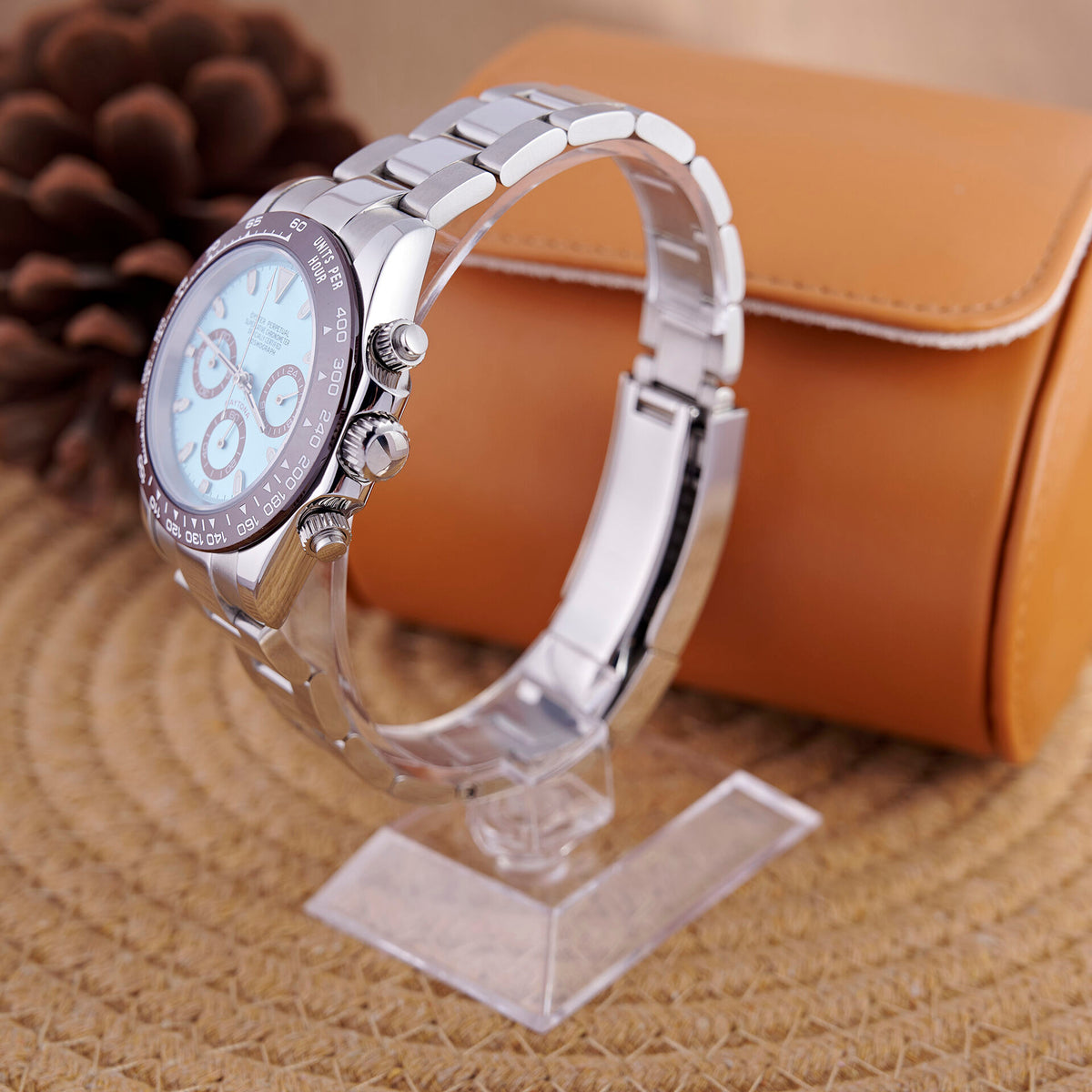 Daytona Glacier Chronograph - Ice Blue / Chestnut - photo 3