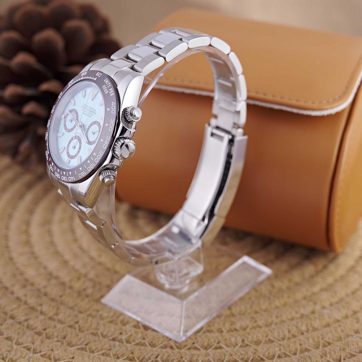Daytona Glacier Chronograph - Ice Blue / Chestnut - photo 4