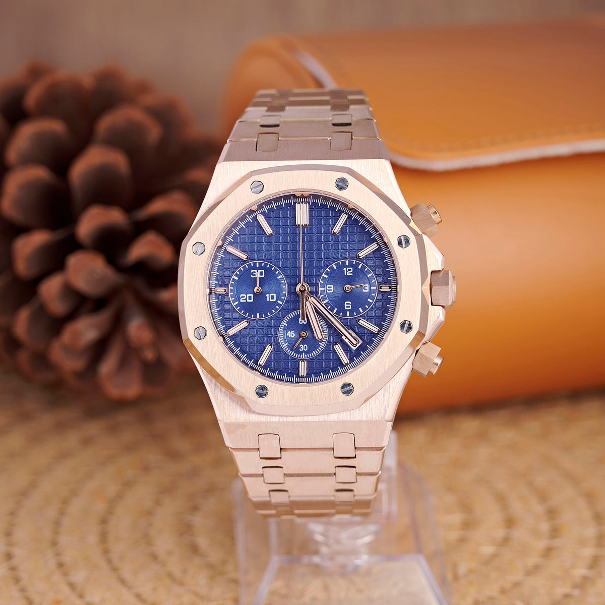Royal Oak Octagon Chronograph - Rose Gold / Blue - photo 1