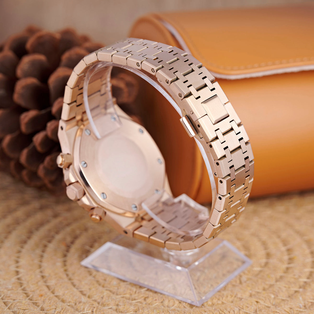 Royal Oak Octagon Chronograph - Rose Gold / Blue - photo 3