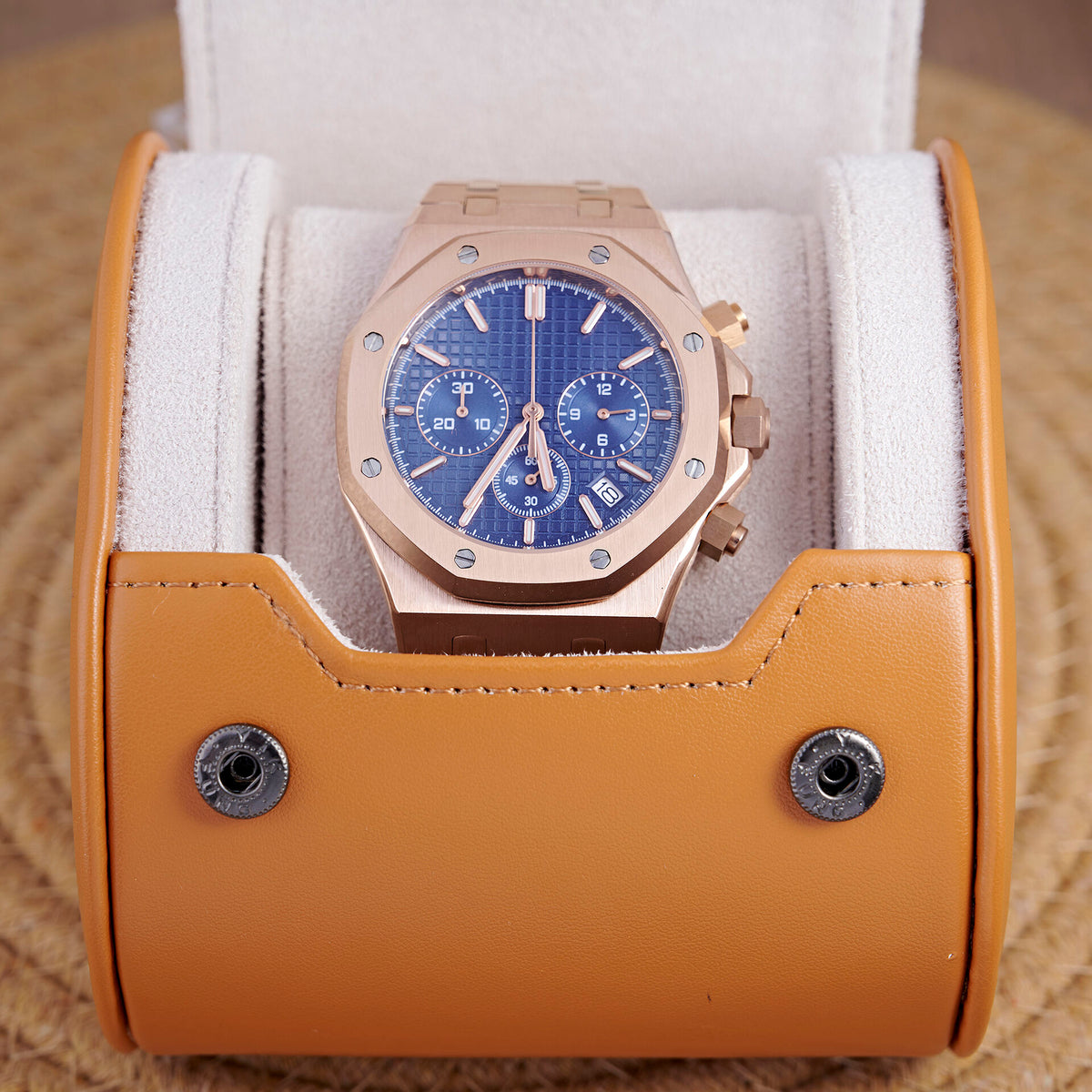 Royal Oak Octagon Chronograph - Rose Gold / Blue - photo 4