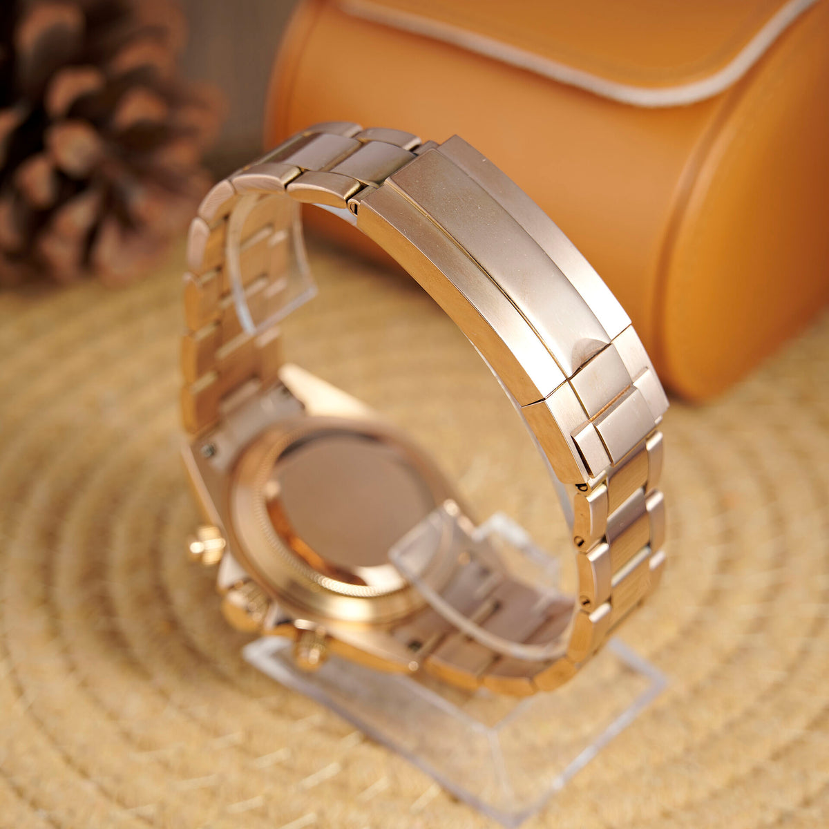 Daytona Chocolate Meridian Chronograph - Rose Gold - photo 3