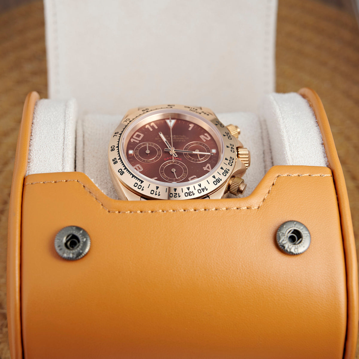 Daytona Chocolate Meridian Chronograph - Rose Gold - photo 4