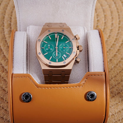 Royal Oak Octagon Chronograph - Rose Gold / Green - photo 4