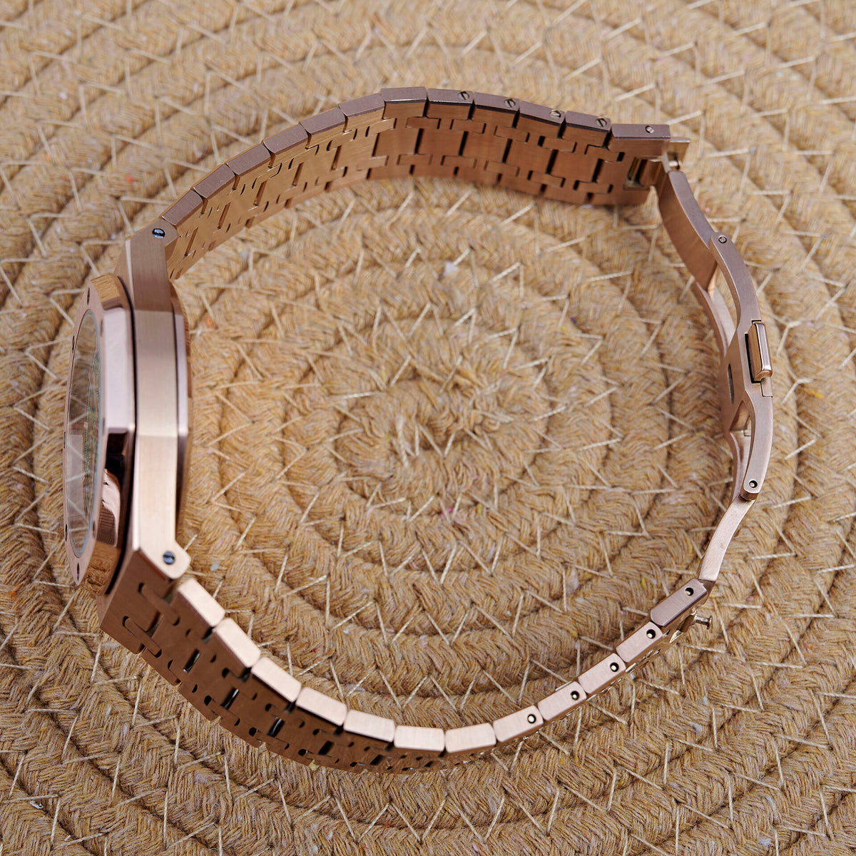 Royal Oak Octagon Chronograph - Rose Gold / Green - photo 6