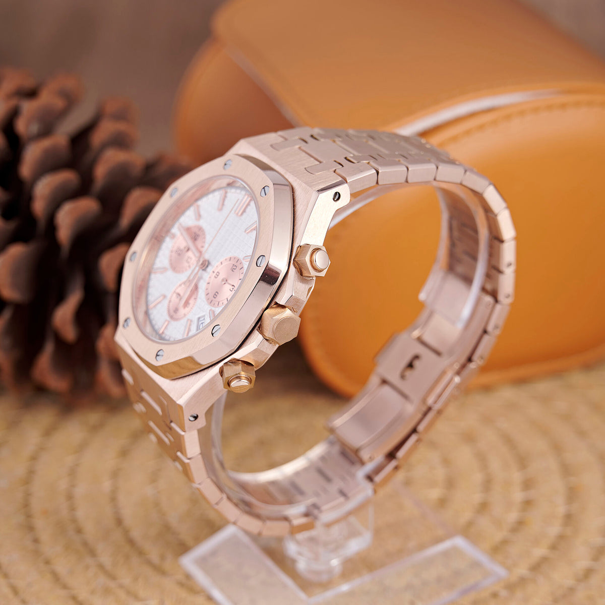 Royal Oak Octagon Chronograph - Rose Gold / Silver - photo 2