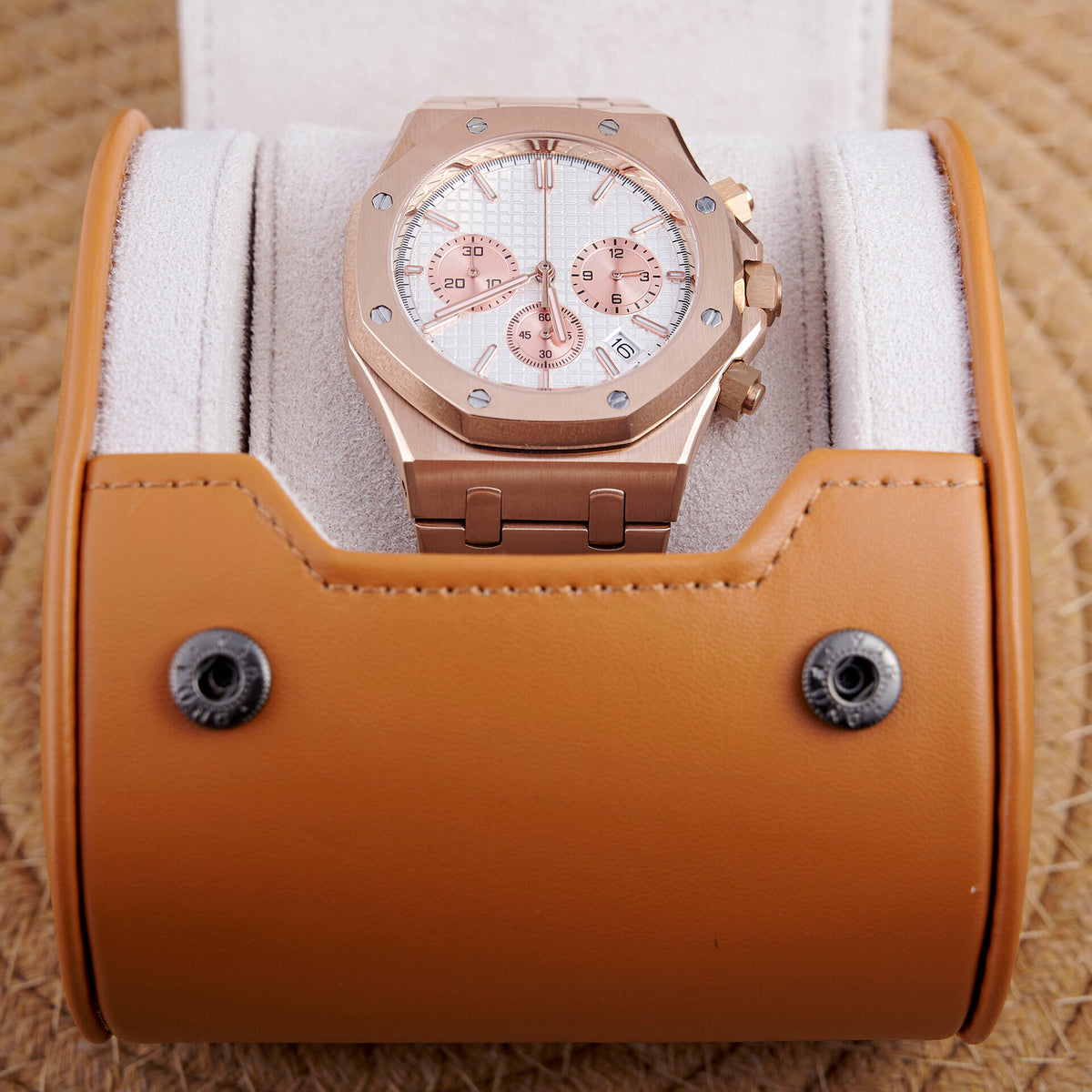 Royal Oak Octagon Chronograph - Rose Gold / Silver - photo 4
