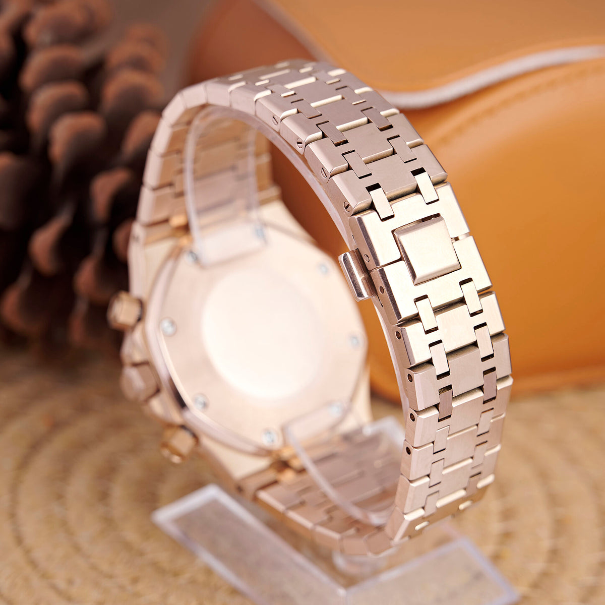 Royal Oak Octagon Chronograph - Rose Gold / Blue (gold Counters) - photo 3