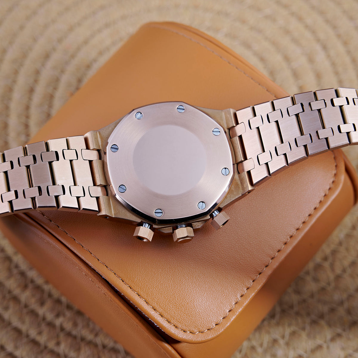 Royal Oak Octagon Chronograph - Rose Gold / Blue (gold Counters) - photo 5