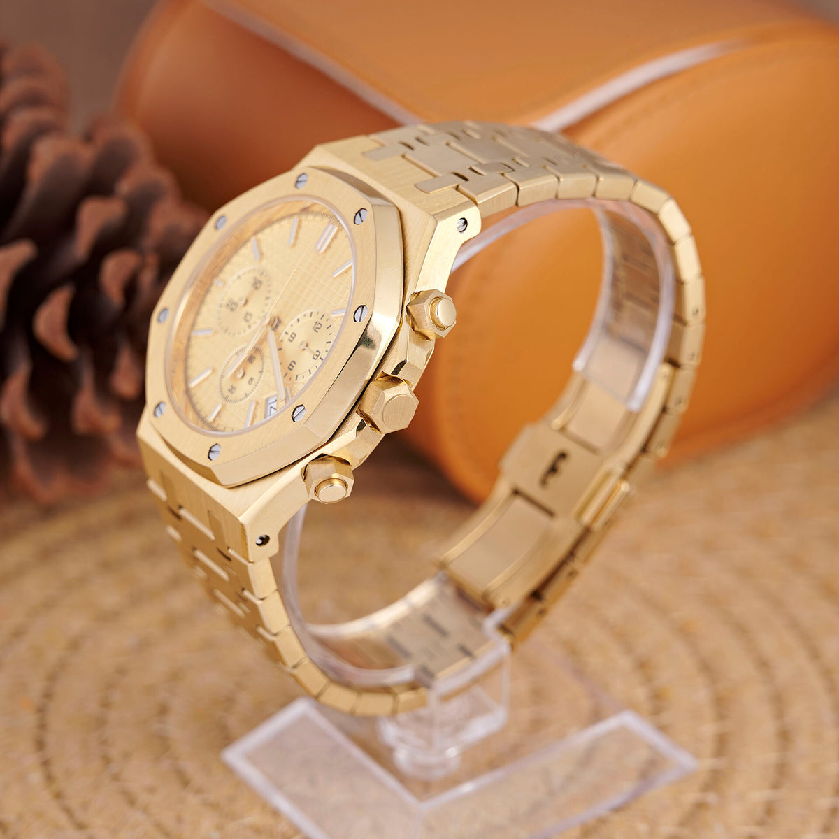 Royal Oak Octagon Chronograph - Yellow Gold / Champagne - photo 2