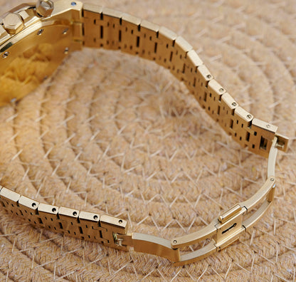 Royal Oak Octagon Chronograph - Yellow Gold / Champagne - photo 5