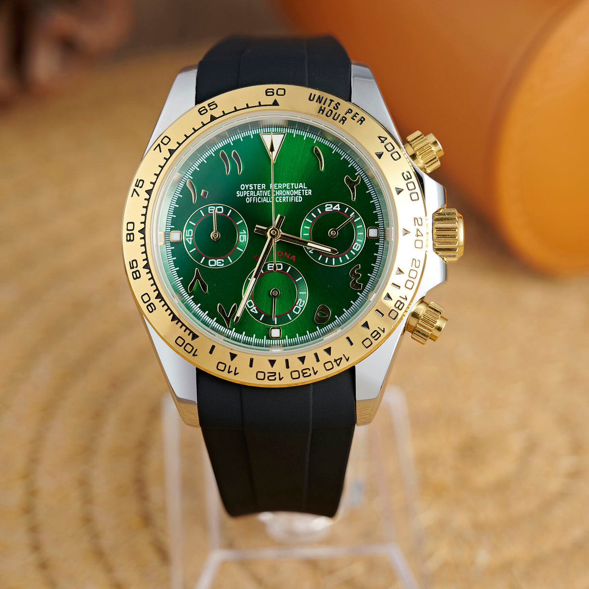 Daytona Emerald Rally Chronograph - Two-Tone Rubber - photo 1