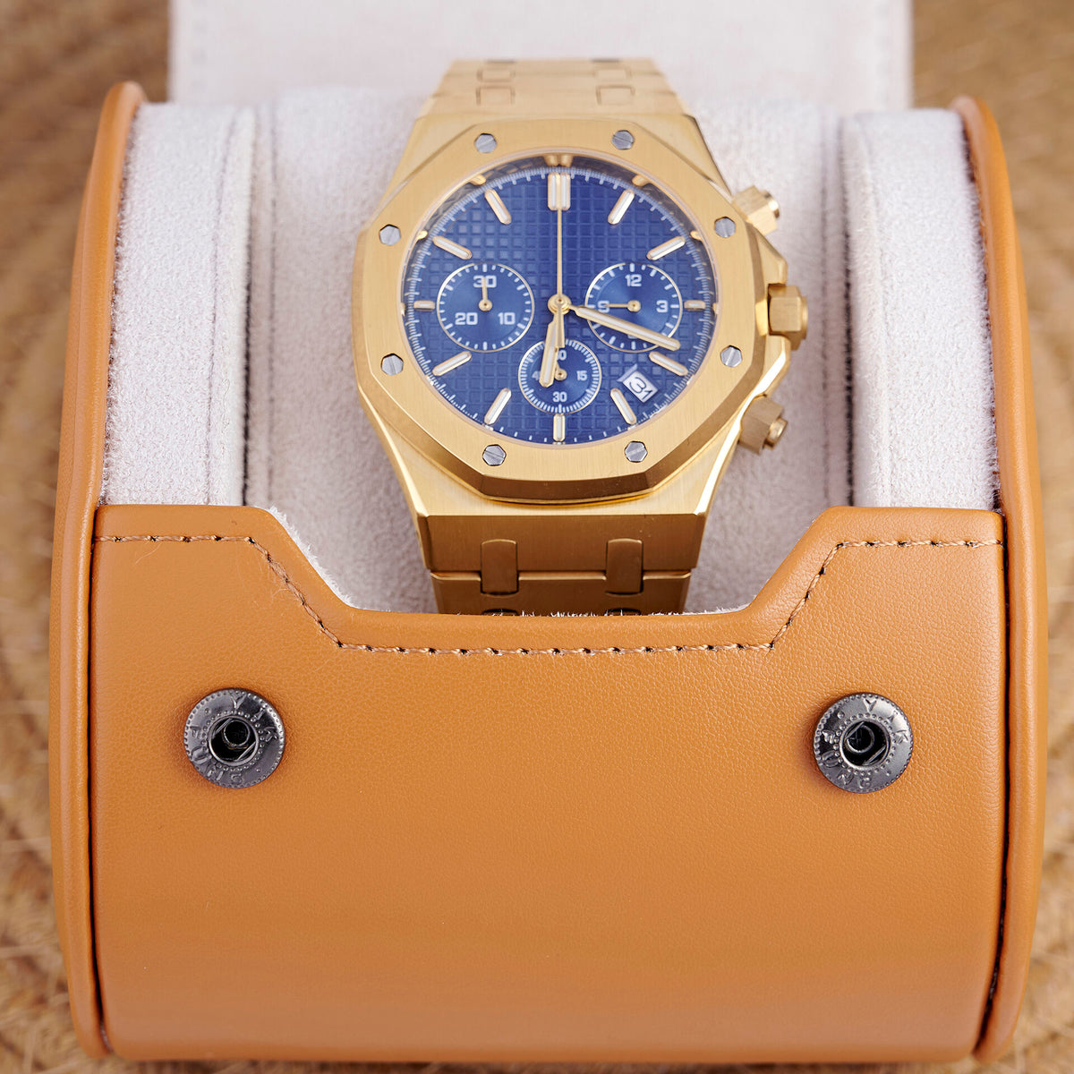 Royal Oak Octagon Chronograph - Yellow Gold / Blue - photo 3