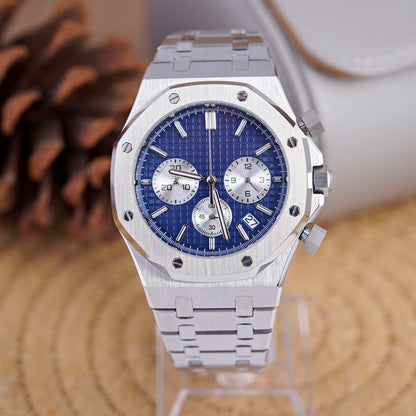 Royal Oak Octagon Chronograph - Steel / Blue (silver Counters) - 26240ST - photo 1