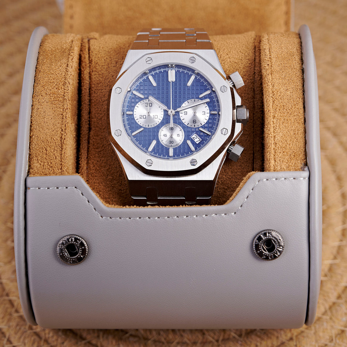 Royal Oak Octagon Chronograph - Steel / Blue (silver Counters) - 26240ST - photo 4