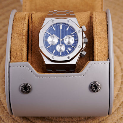 Royal Oak Octagon Chronograph - Steel / Blue (silver Counters) - 26240ST - photo 4