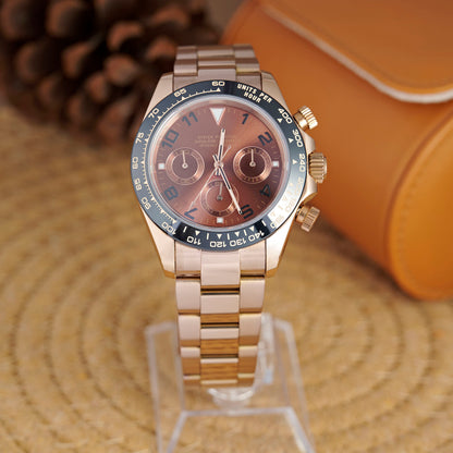 Daytona Espresso Chronograph - Rose Gold / Black Bezel - photo 1