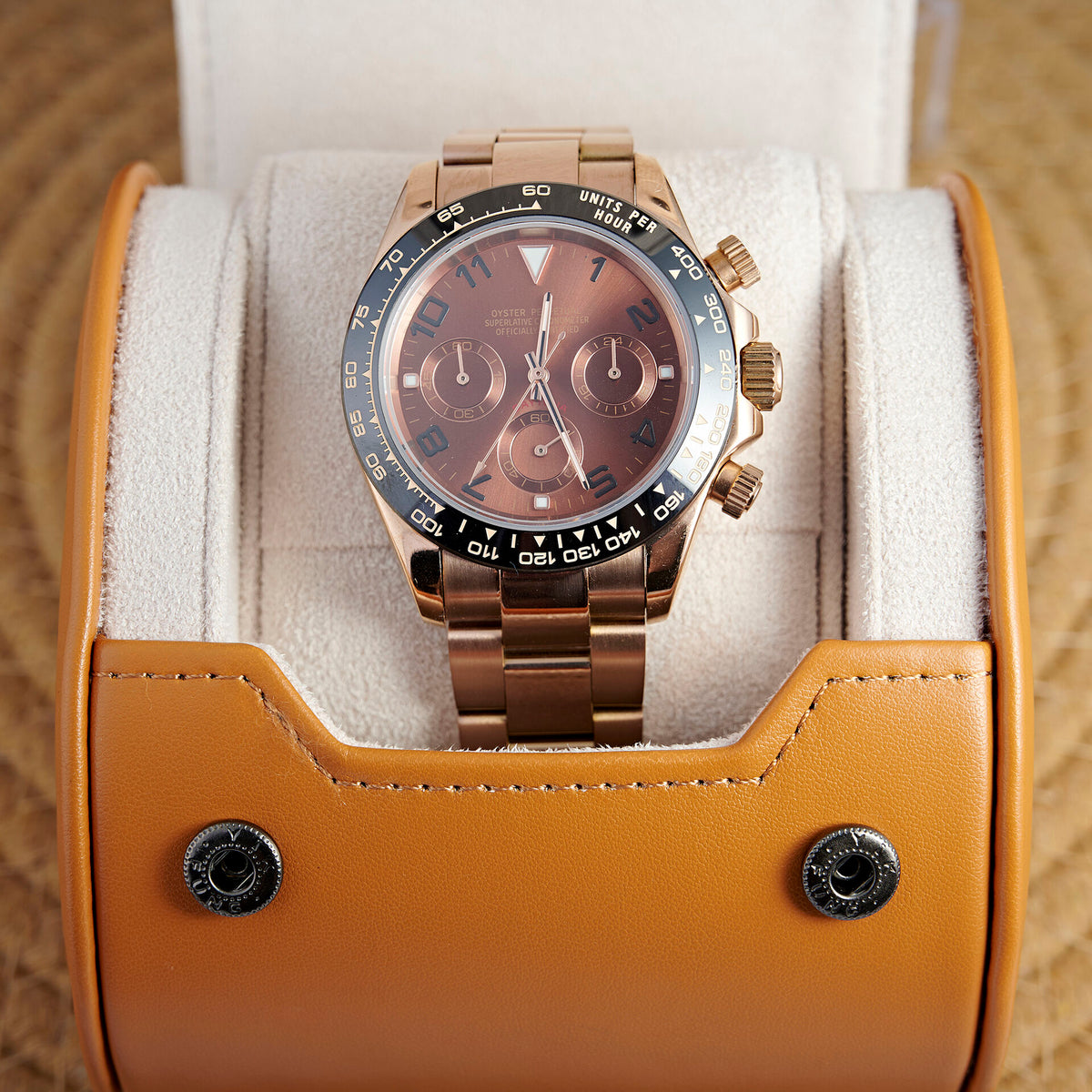 Daytona Espresso Chronograph - Rose Gold / Black Bezel - photo 4
