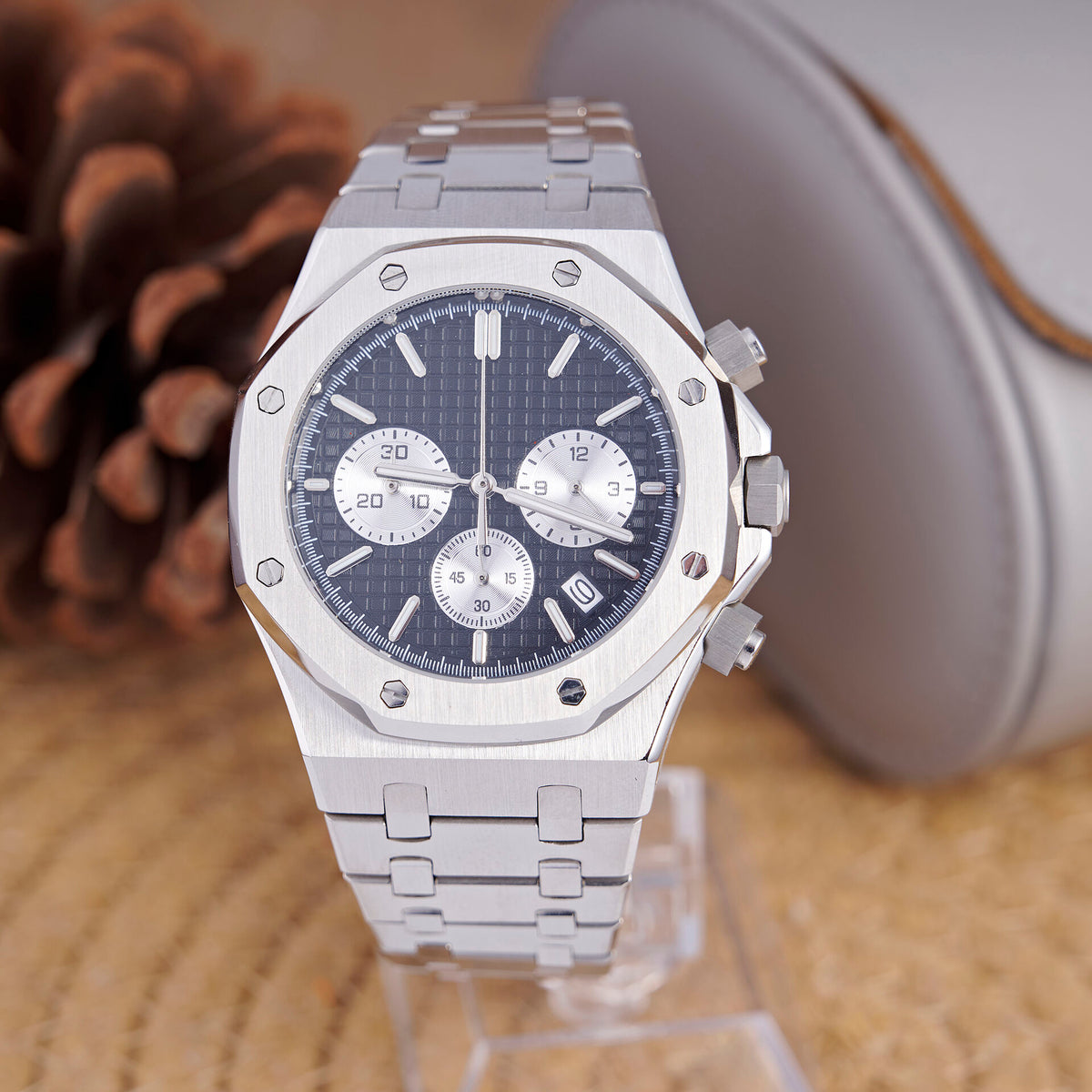 Royal Oak Octagon Chronograph - Steel / Black - 26240ST - photo 1
