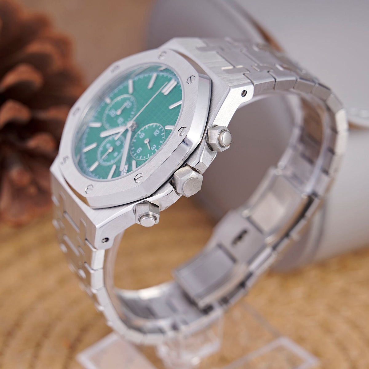 Royal Oak Octagon Chronograph - Steel / Green - photo 2