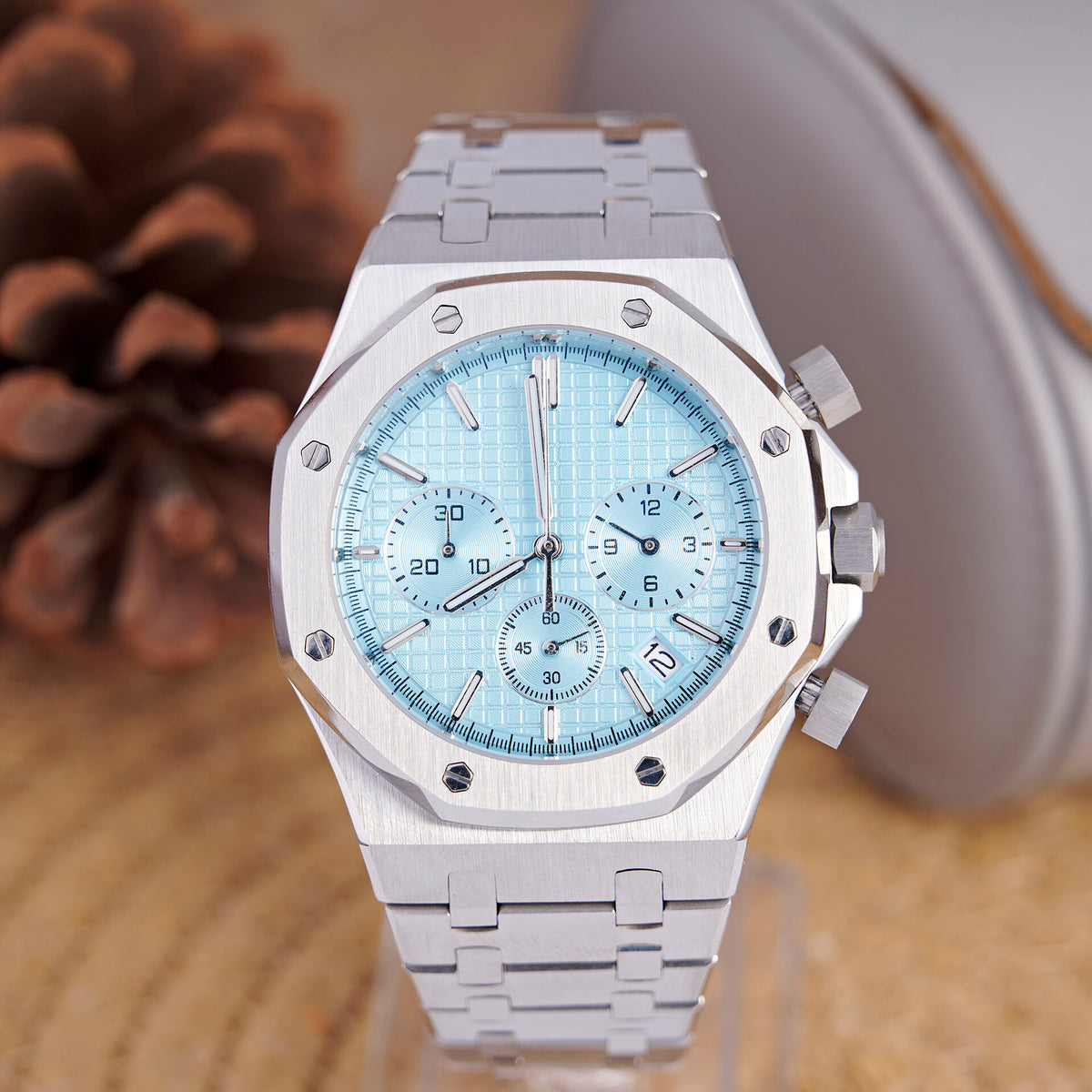 Royal Oak Octagon Chronograph - Steel / Ice Blue - photo 1