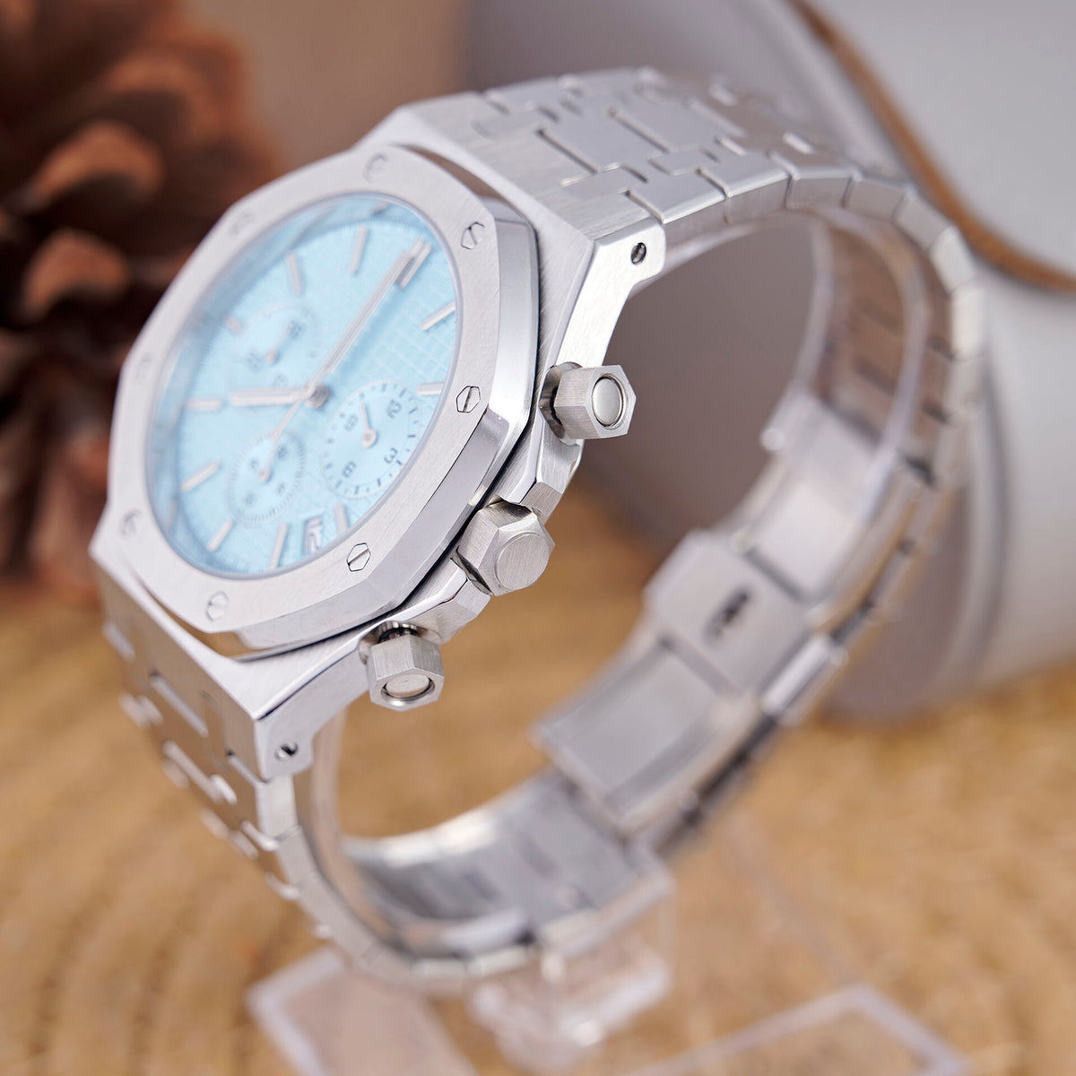 Royal Oak Octagon Chronograph - Steel / Ice Blue - photo 2