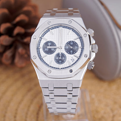 Royal Oak Octagon Chronograph - Steel / Panda Blue Flange - 26331ST - photo 1