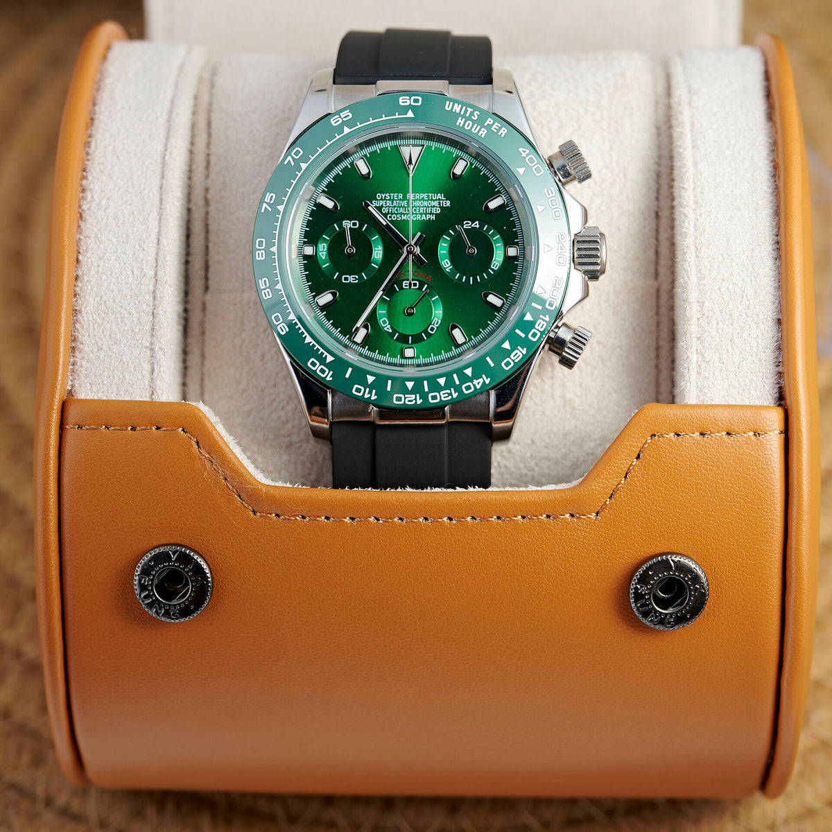 Daytona Emerald Lagoon Chronograph - Green On Rubber - photo 4
