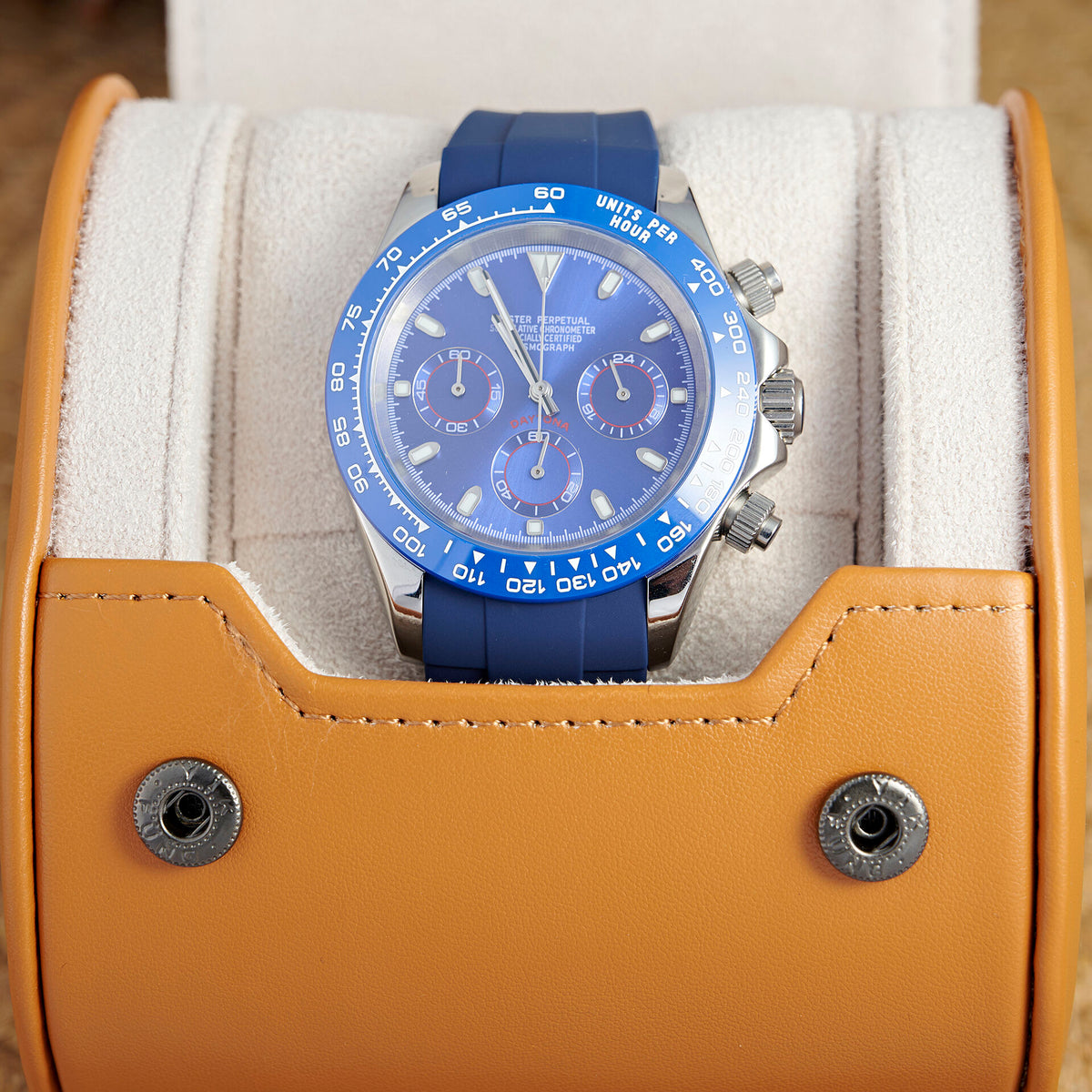 Daytona Azure Flex Chronograph - Blue Rubber - photo 4