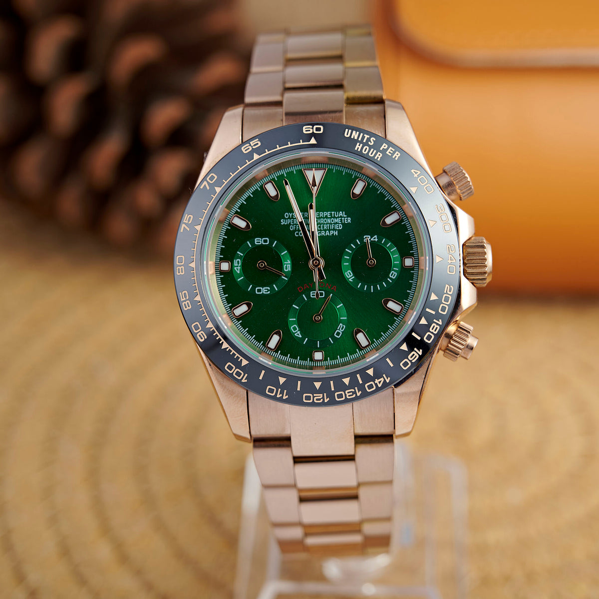 Daytona Evergreen Chronograph - Rose Gold / Green - photo 1