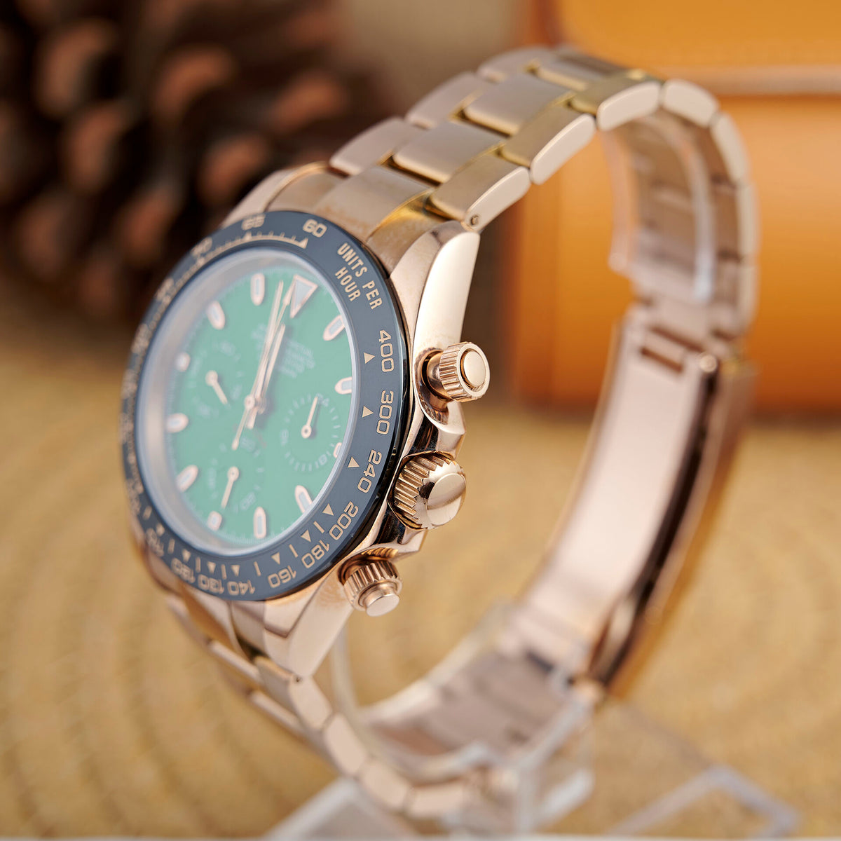 Daytona Evergreen Chronograph - Rose Gold / Green - photo 2