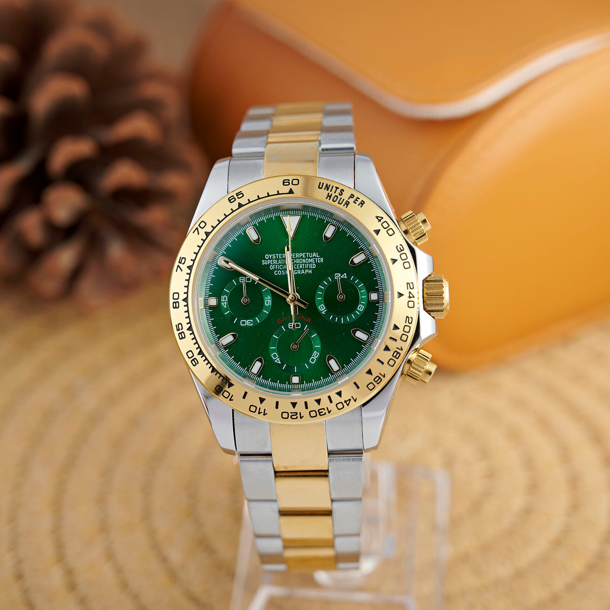 Daytona Twin Gold Chronograph - Green - photo 1