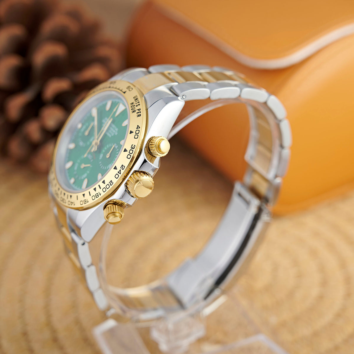 Daytona Twin Gold Chronograph - Green - photo 2