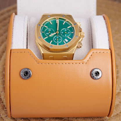 Royal Oak Octagon Chronograph - Yellow Gold / Green - photo 4