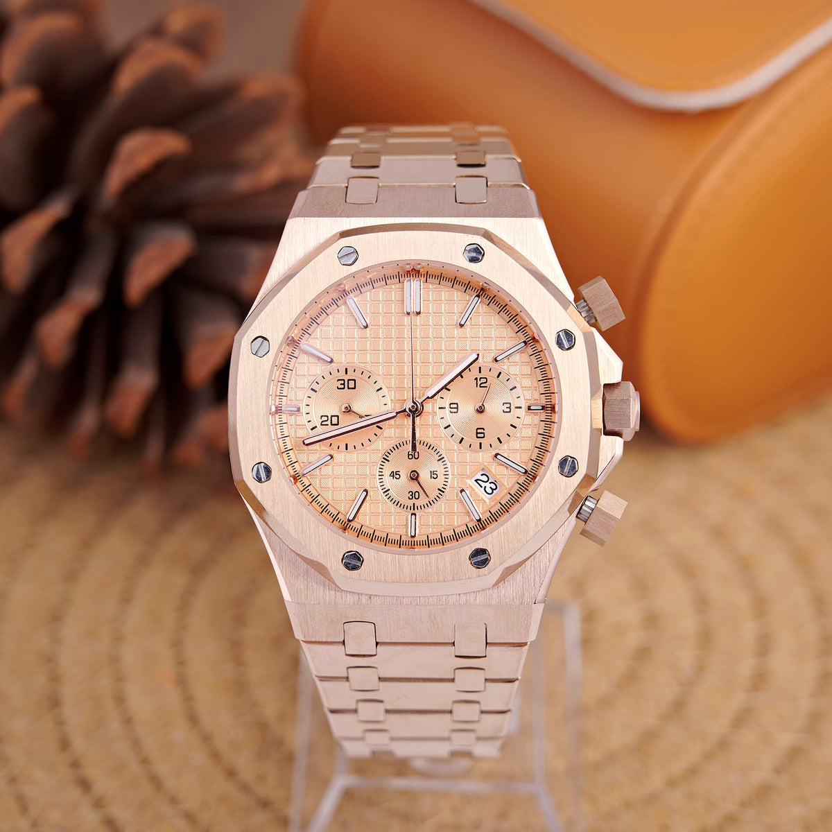 Royal Oak Octagon Chronograph - Rose Gold / Salmon - photo 1