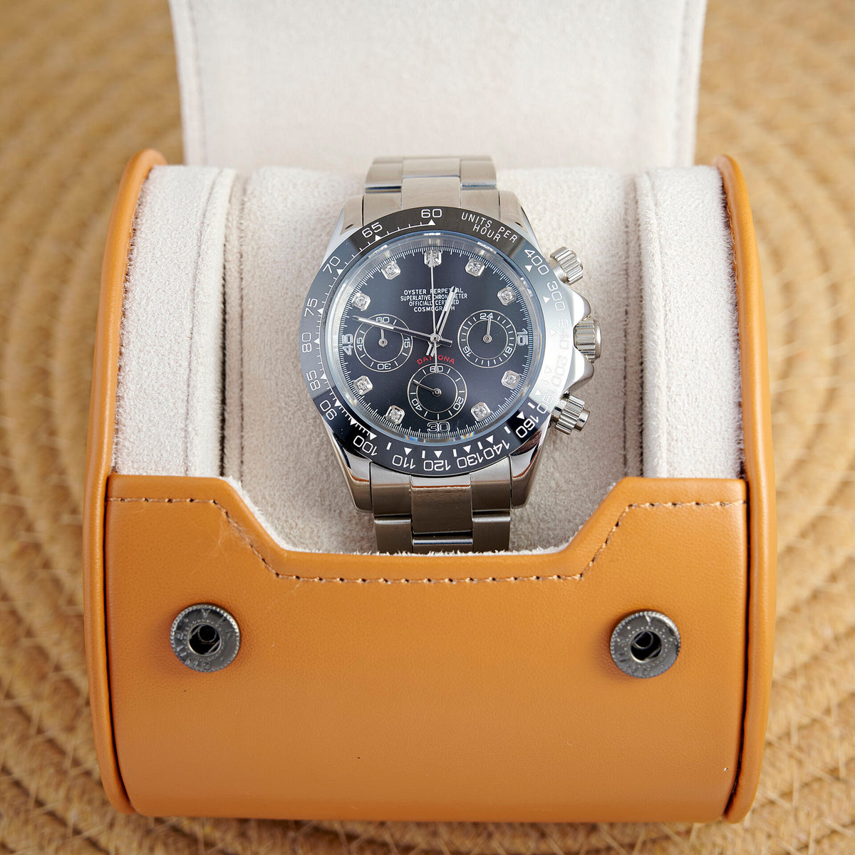 Daytona Diamond Onyx Chronograph - Steel - photo 5