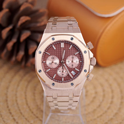Royal Oak Octagon Chronograph - Rose Gold / Burgundy - photo 1