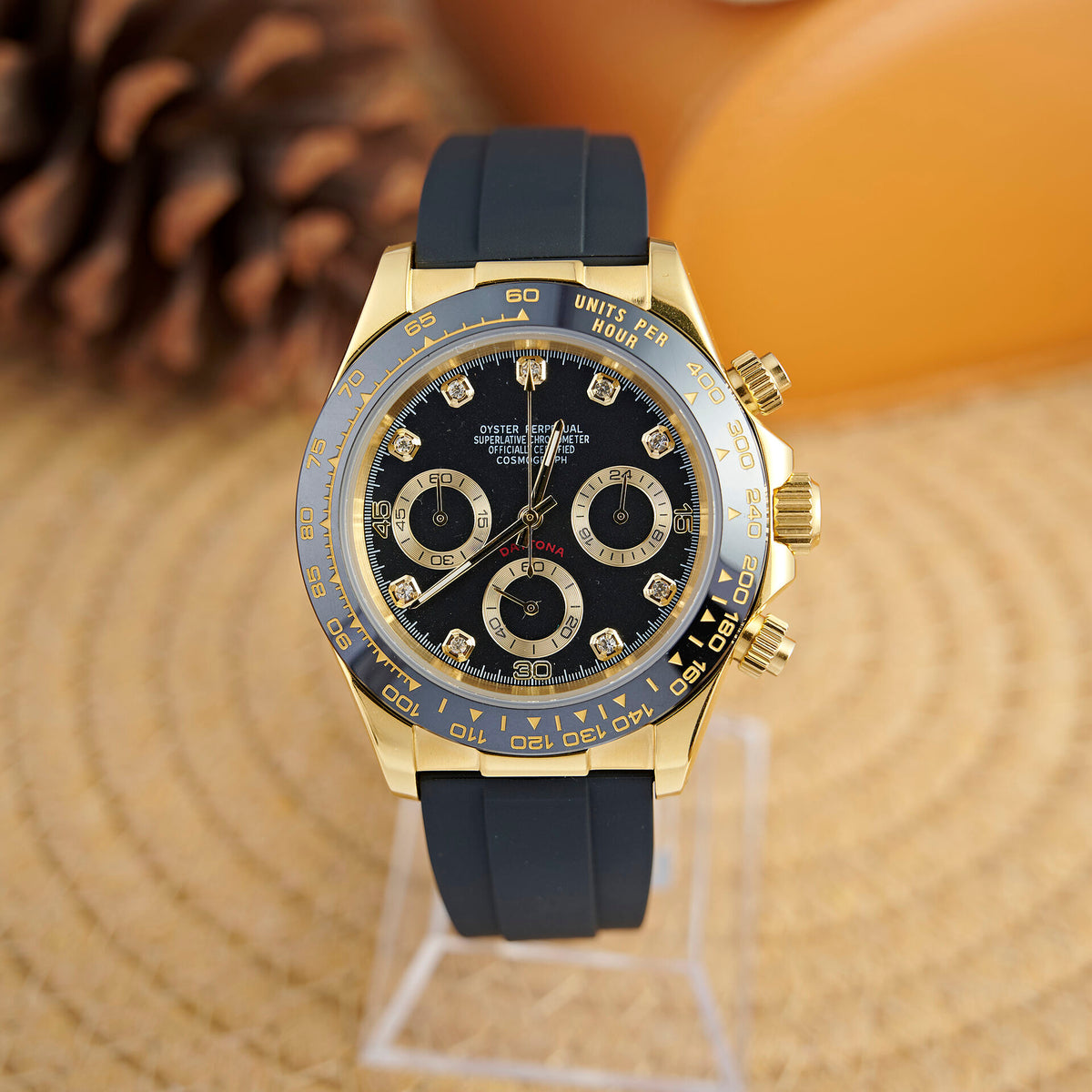 Daytona Golden Onyx Chronograph - Diamond Rubber - photo 4