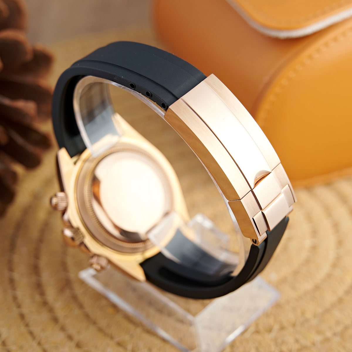 Daytona Ivory Chronograph - Rose Gold Rubber - photo 3
