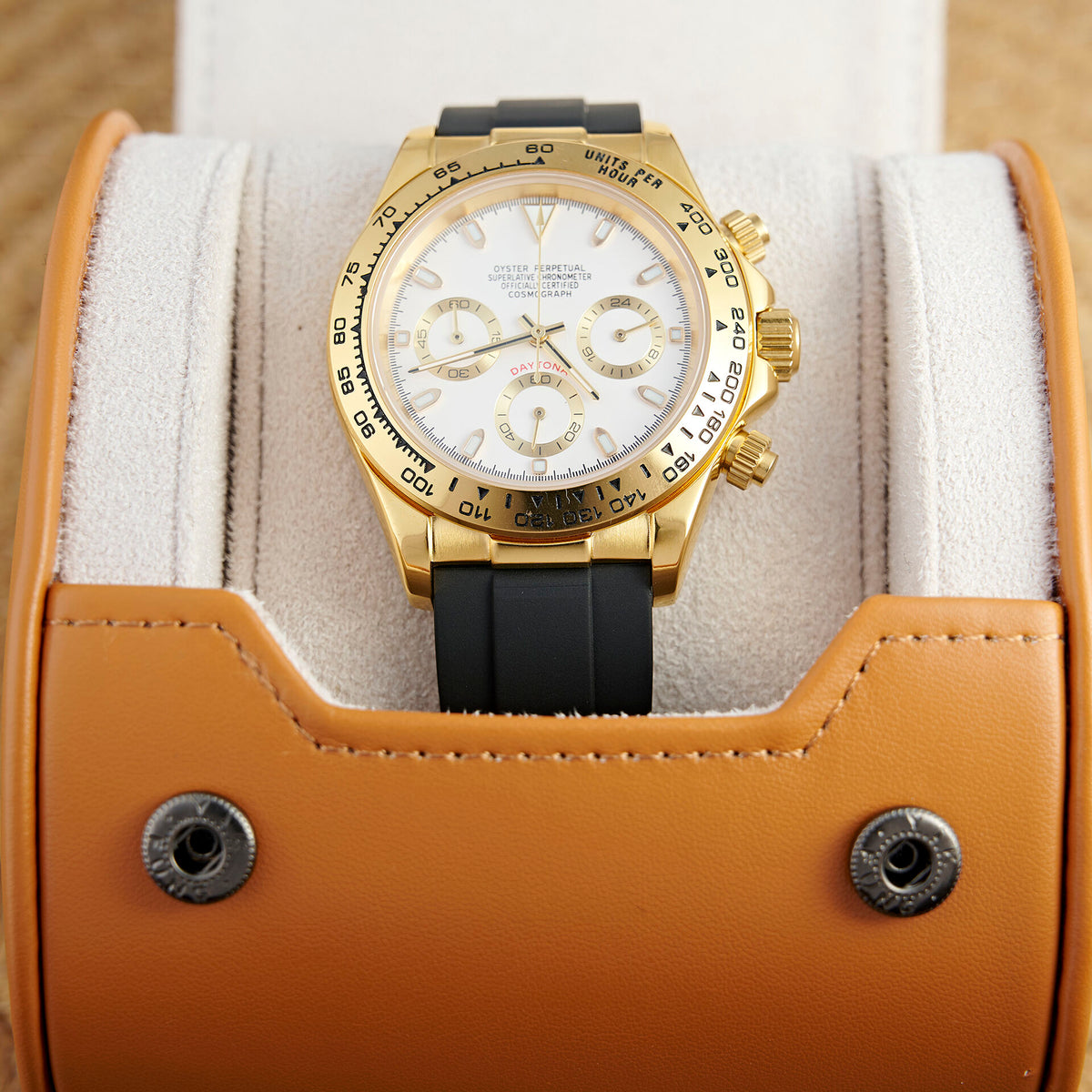 Daytona Champagne Flex Chronograph - Yellow Gold - photo 4