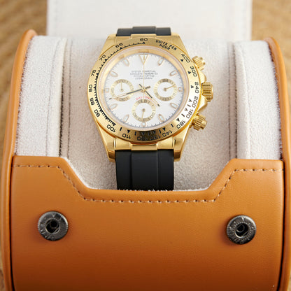 Daytona Champagne Flex Chronograph - Yellow Gold - photo 4