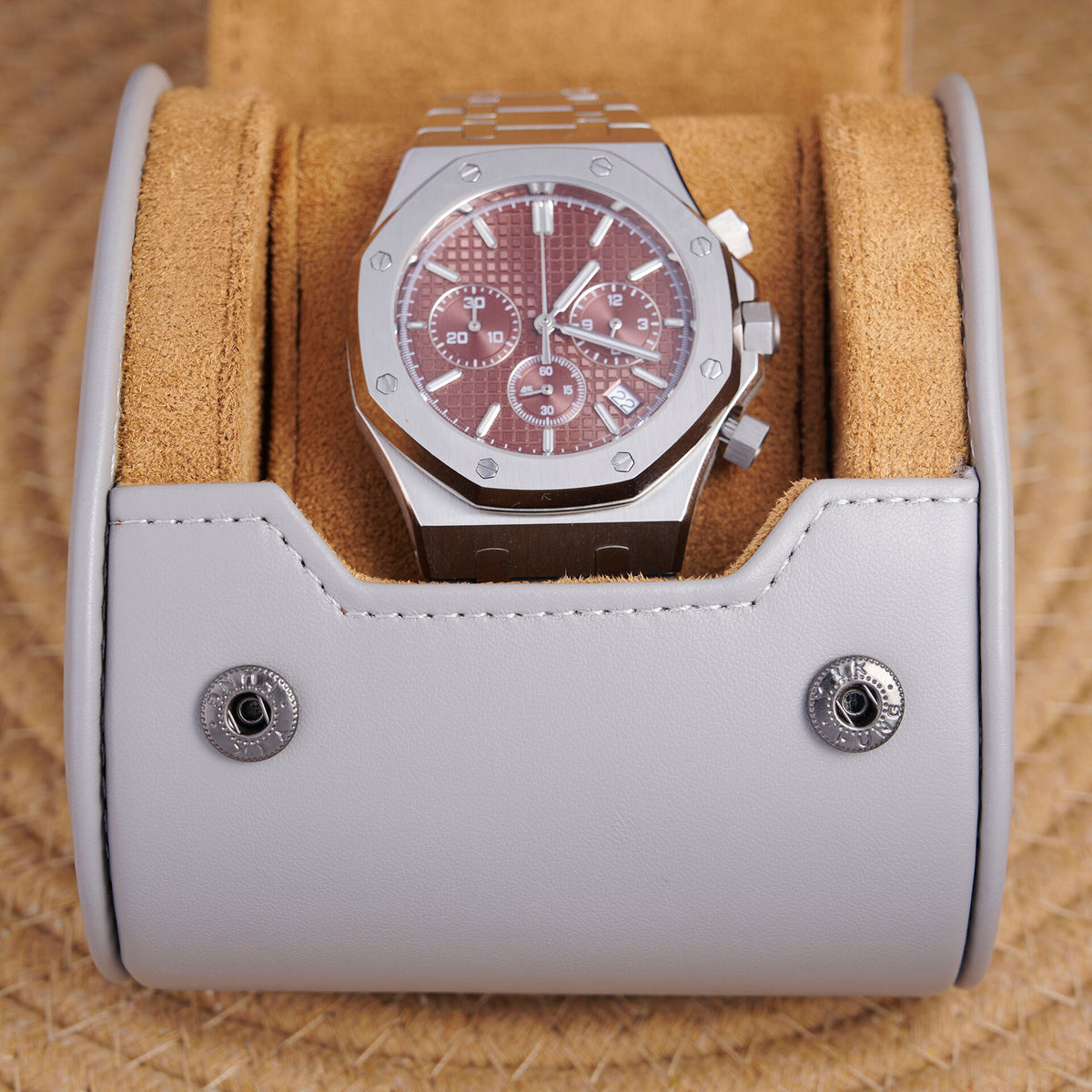 Royal Oak Octagon Chronograph - Steel / Burgundy - photo 4